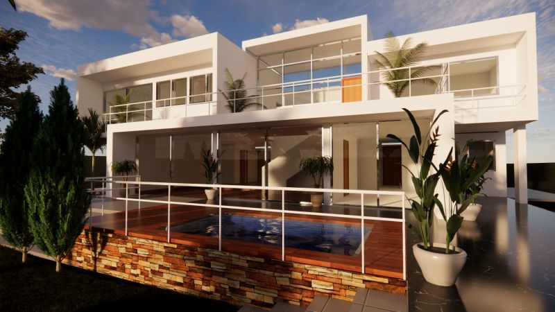 Lindo Projeto Residencial Casa Moderna Excusiva!!! Confira...